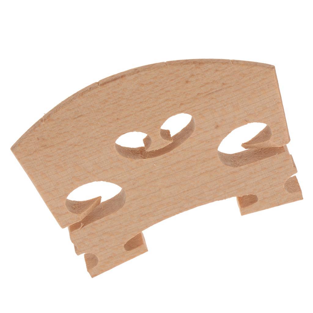 Solid Wooden Violin Bridge Musical Instrument DIY Replace 4-4 3.6cm