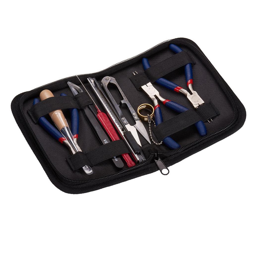 10pcs Jewelry Making Kit Tools Repair Starter Beading Set with Storage Case