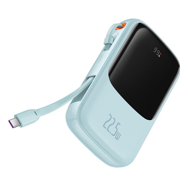 Pin dự phòng tích hợp cáp sạc Baseus Qpow Pro Digital Display Fast Charge Power Bank 10000mAh 22.5W(With Simple charging cable Type-C 3A 0.5M )