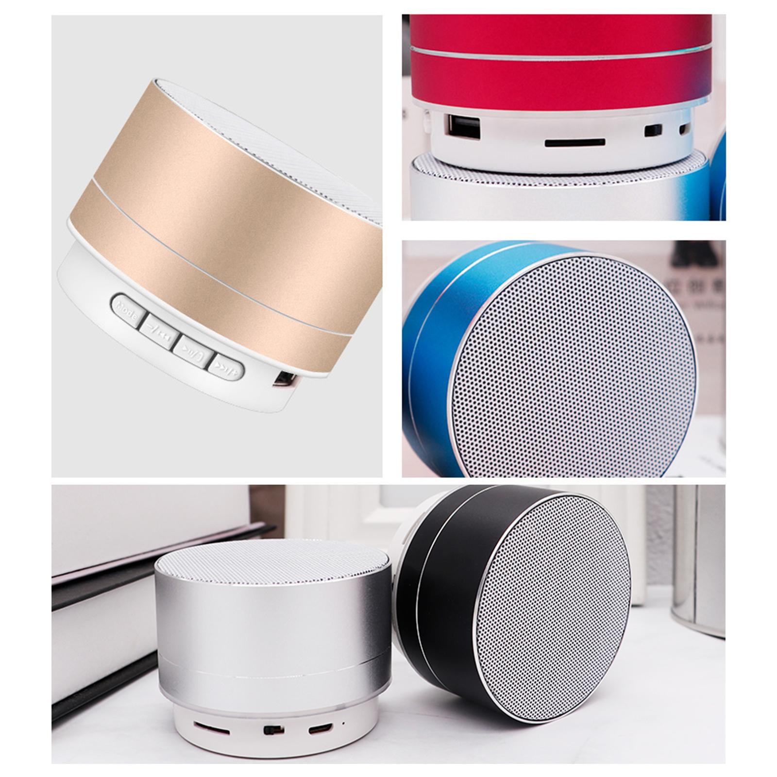 Loa Mini Bt Có Đèn 7 Màu Không Dây Nhỏ Có Thể Sạc Lại Usb Di Động Cho Văn Phòng Du Lịch Ngoài Trời