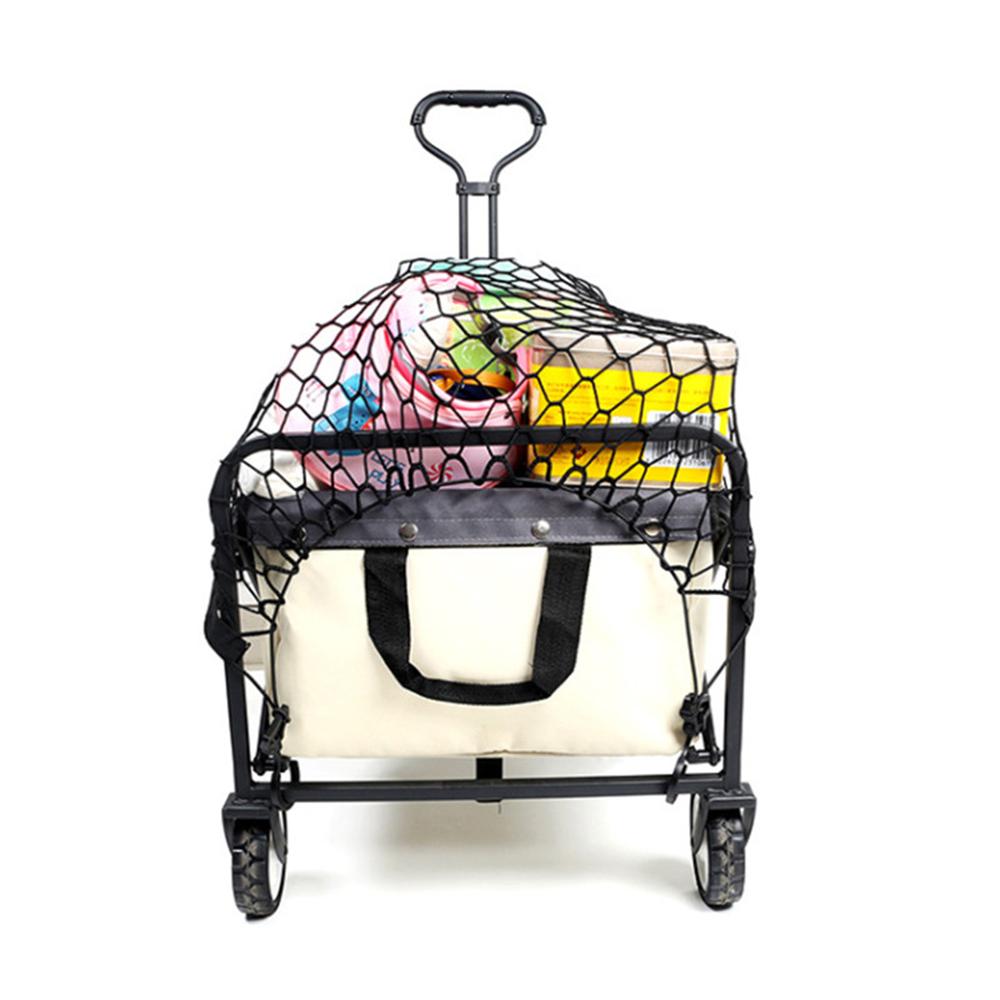 Cargo Net for Folding Trolley Cart Wagon Outdoor Camping Luggage Storage Net Grocery Holder