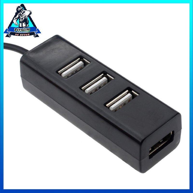 [Fitslim] 4-Port Usb 2.0 Hub One Drag Four Splitter Hub Plug And Play Mini Small Socket