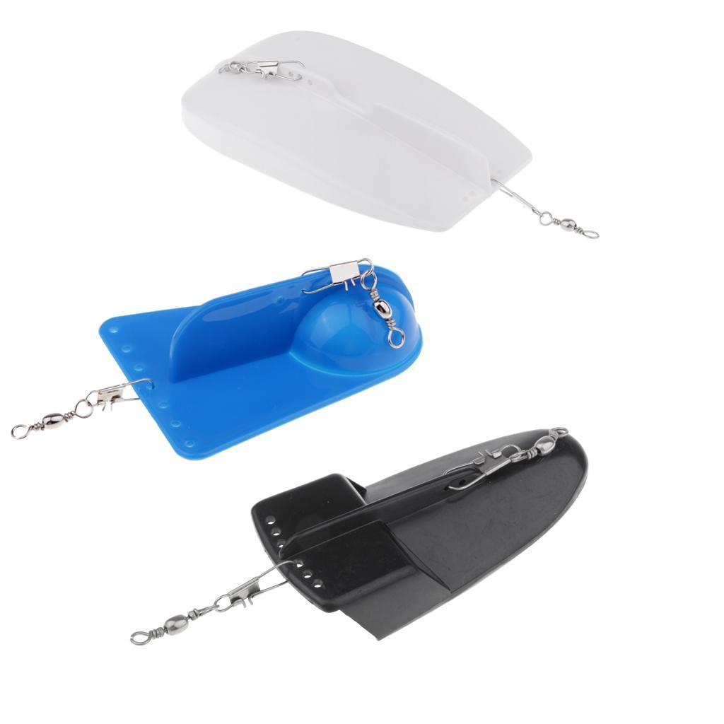 3pcs Deep Sea Trolling Planer Board Adjustable Weight Diving Diver Board