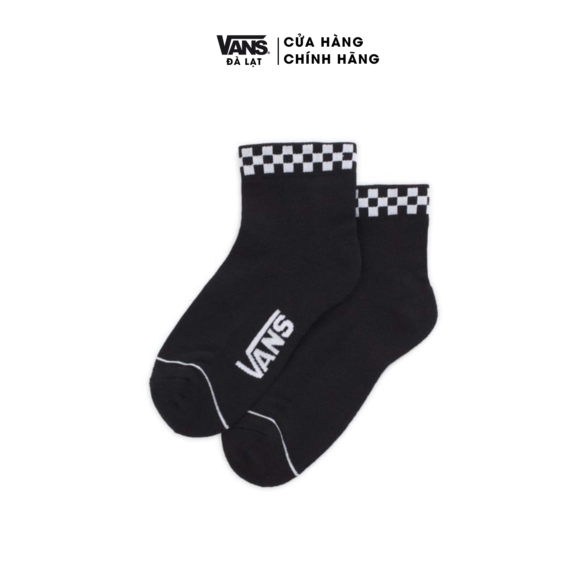 Vớ Vans Peek-A-Check Crew Socks - VN0A3Z92BLK