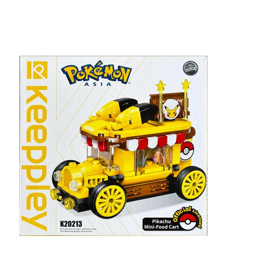 Đồ chơi lắp ráp Pokemon, Keeppley Pokemon, K20213 – Xe Pikachu