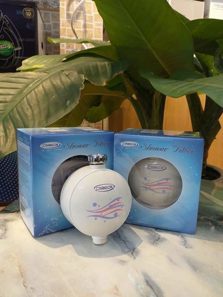 Lọc Nước Tắm Chanson - Spa Shower Model BF-007, lọc clo (chlor) và cloramin (chloramine). Lọc Trên 20.000 lít trong 1 năm - Màu Trắng - nhập khẩu chính hãng - Giao toàn quốc miễn phí