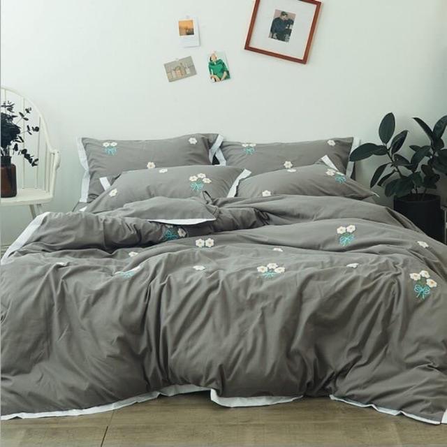 Cotton silk hoa cúc nổi