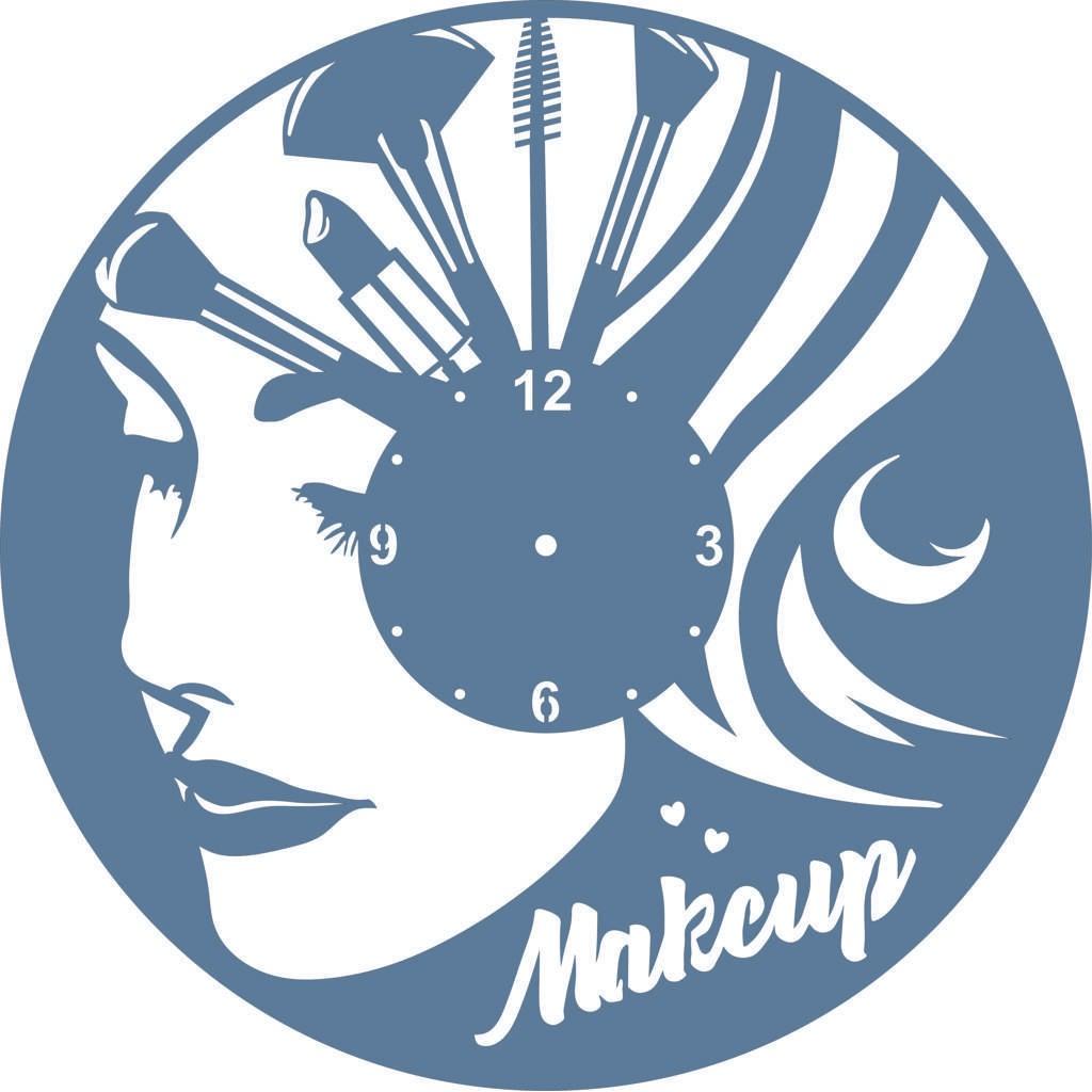 Đồng Hồ Treo Tường Trang Trí Make Up Abatsu