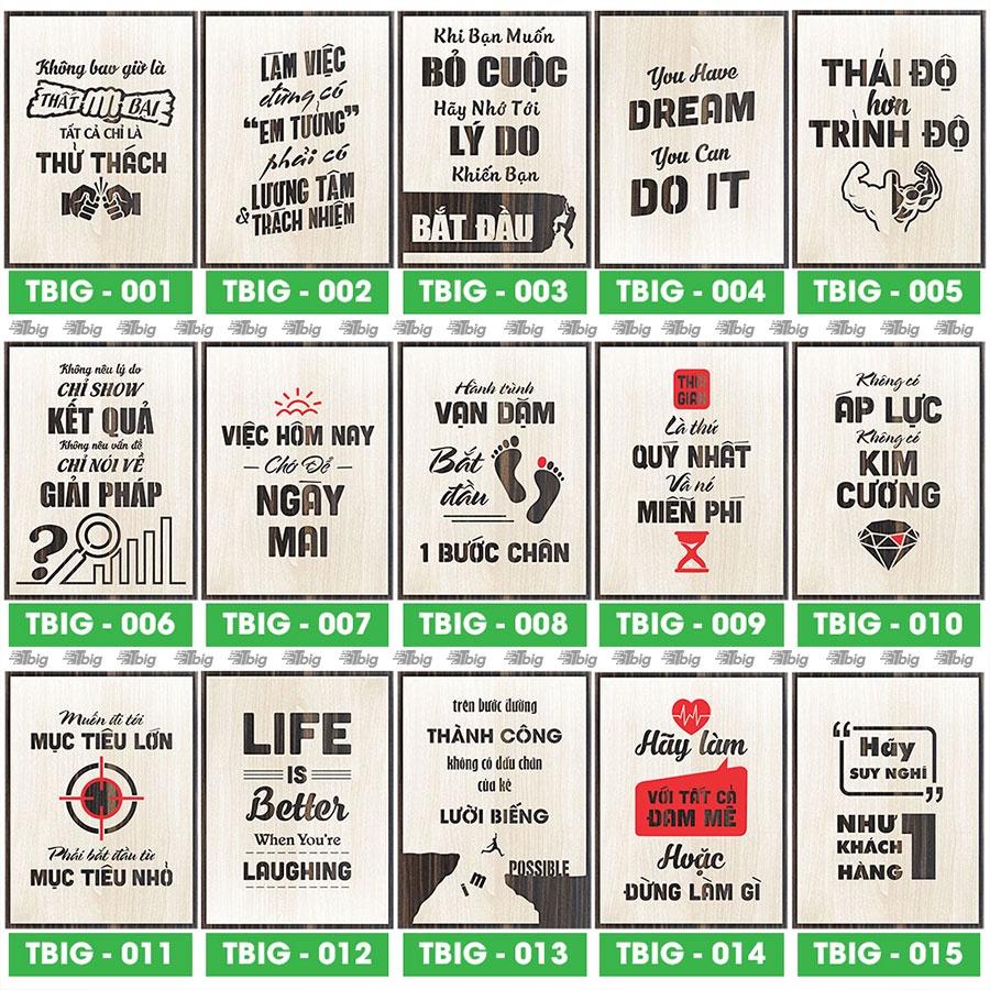 Tranh treo tường, tranh slogan, tranh tạo đông lực cực mạnh decor trang trí văn phòng hiện đại
