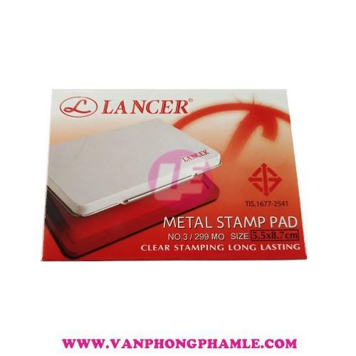 Hộp Tampon Lancer xài đóng tay nhỏ 5,5cm x 8,7cm No 3