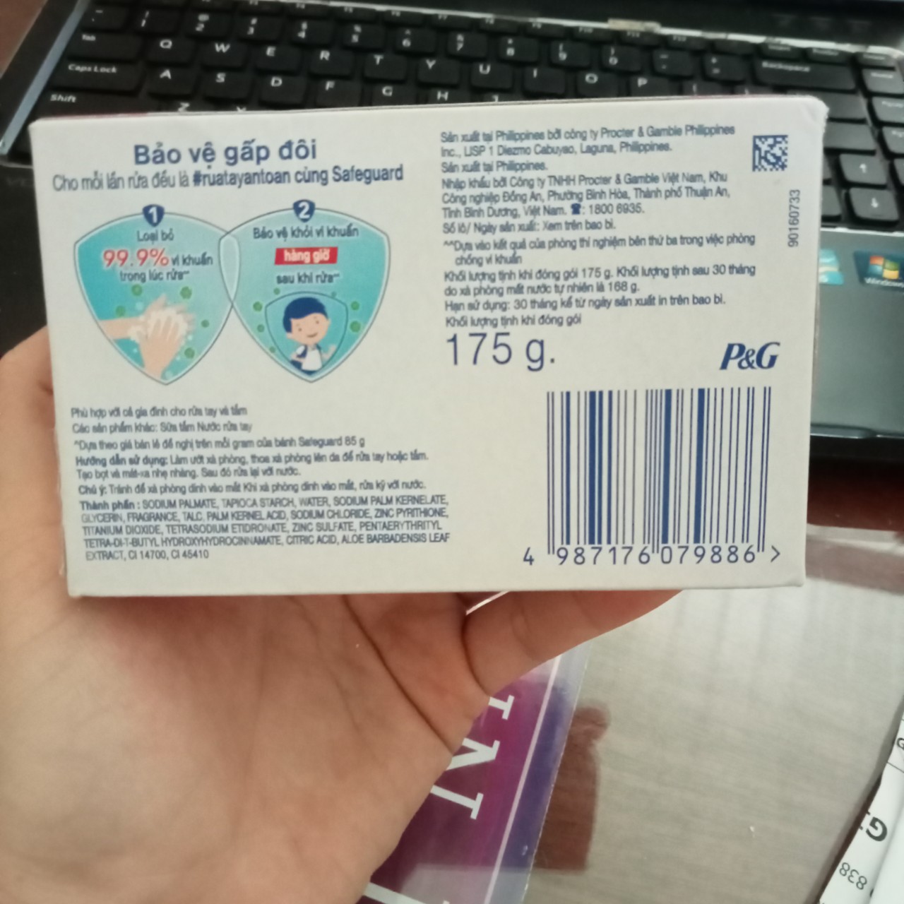 Xà Phòng Tắm Safeguard Nha Đam Với Hương Hoa Thơm Ngát 175G