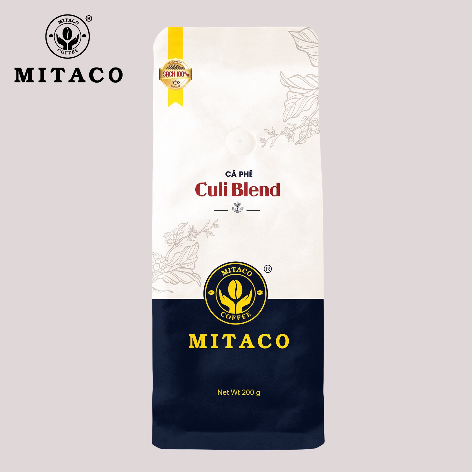 Cà Phê Culi Blend Nguyên Chất MITACO COFFEE (Gói 200g)