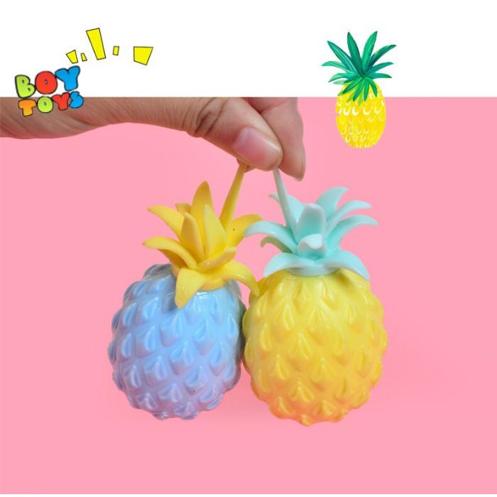 Đồ chơi mềm dẻo Squishy Mochi hình quả dứa dễ thương, xả stress giải tỏa căng thẳng