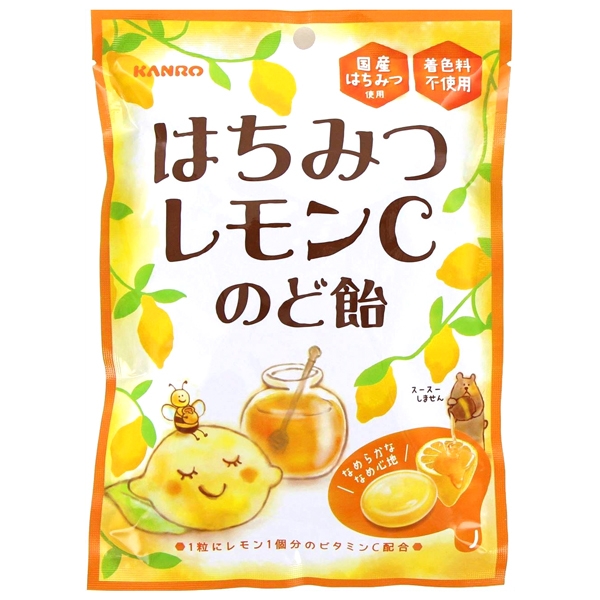 Kẹo Chanh Mật Ong Kanro - Hachimitsu Lemon C Nodo Ame