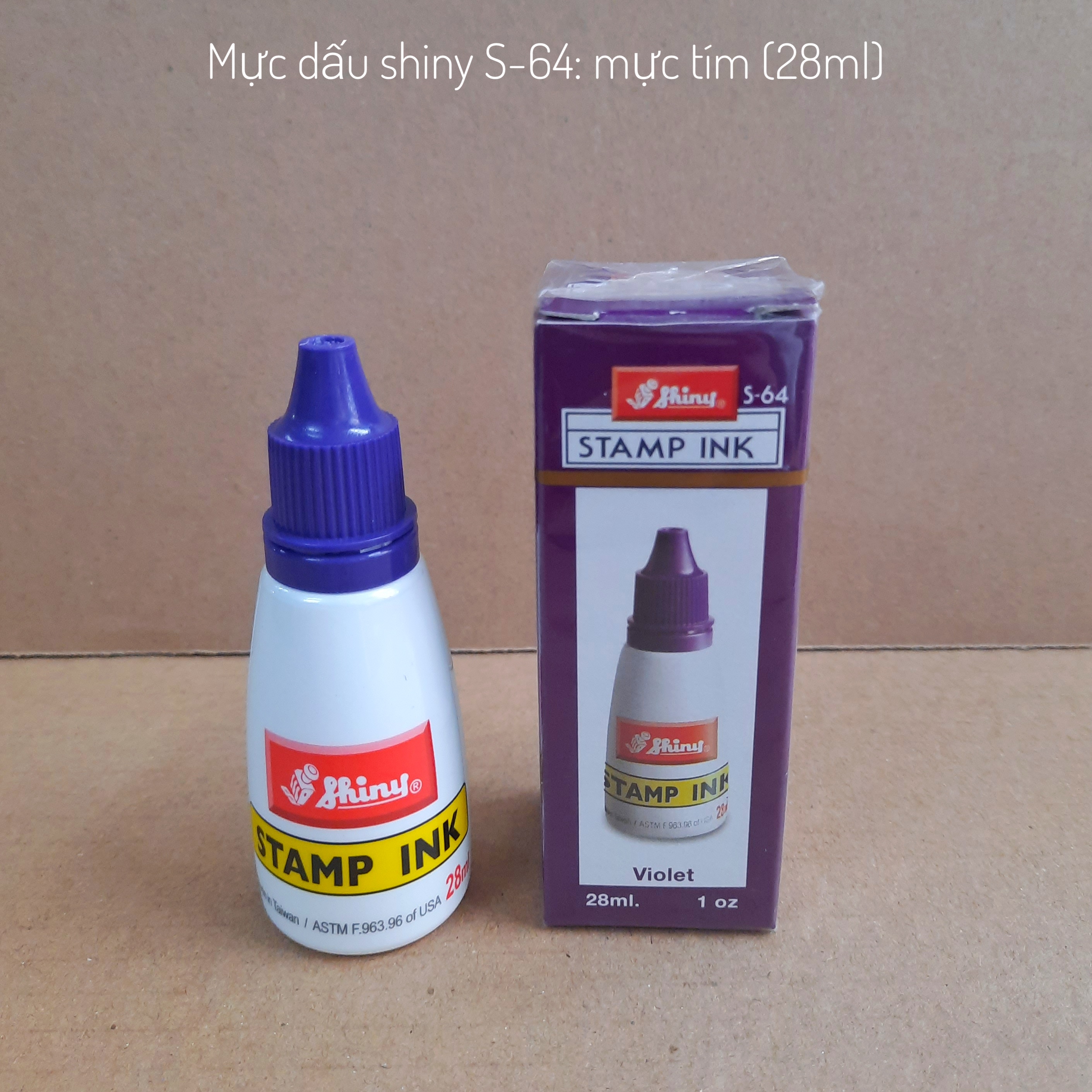 Mực dấu shiny lọ 28ml