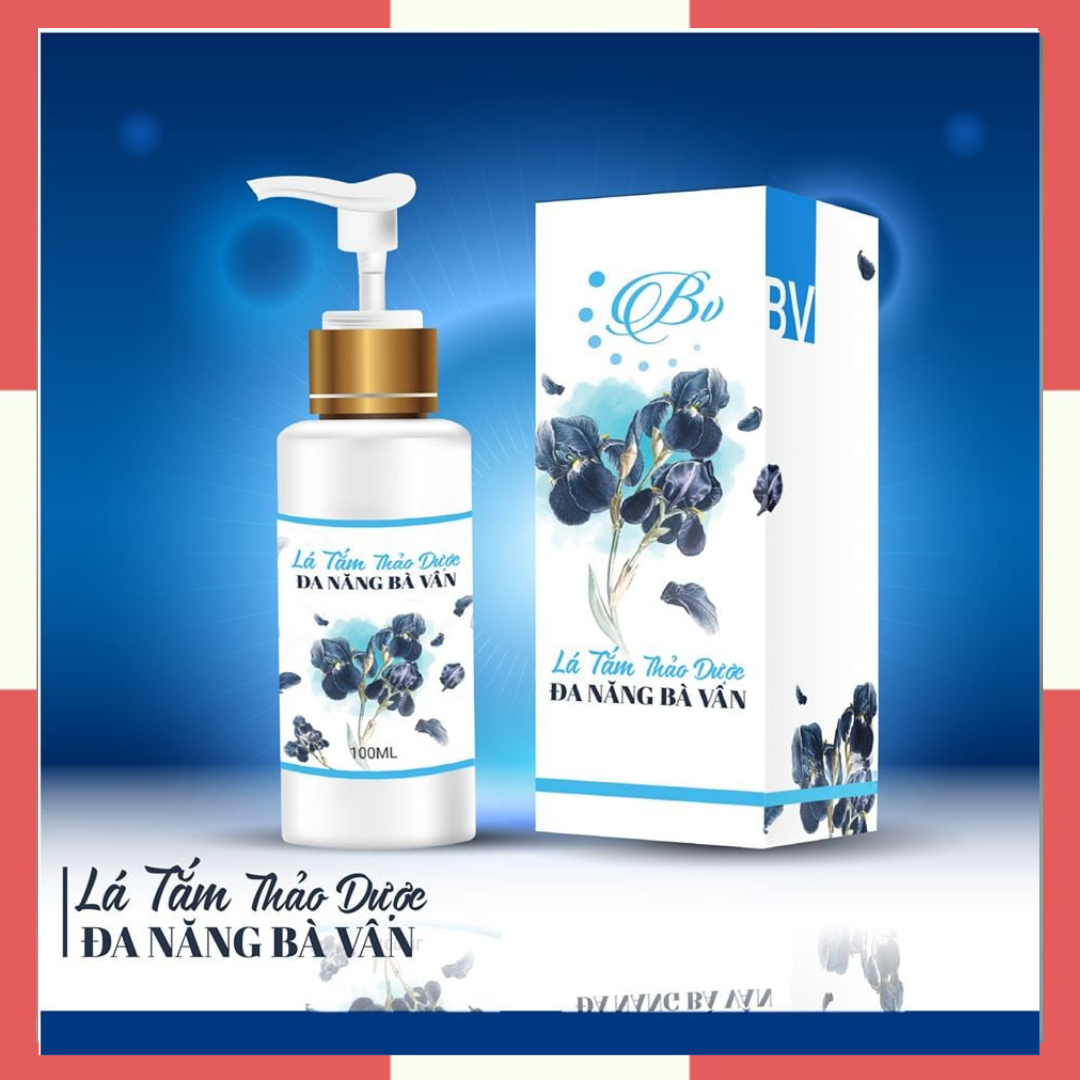 [TRỢ GIÁ] Lá Tắm Thảo Dược Đa Năng Bà Vân Dung Tích 100ml - sản phẩm của Đông Dược Bà Vân