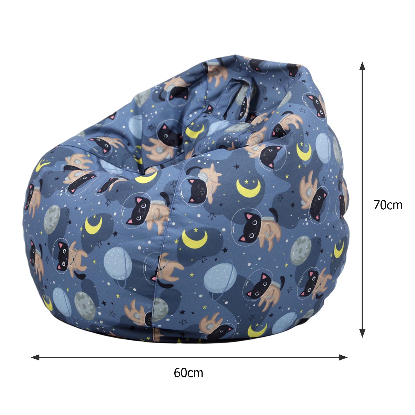 Animal Print beanbag Chair  Soft  Teens  Cat