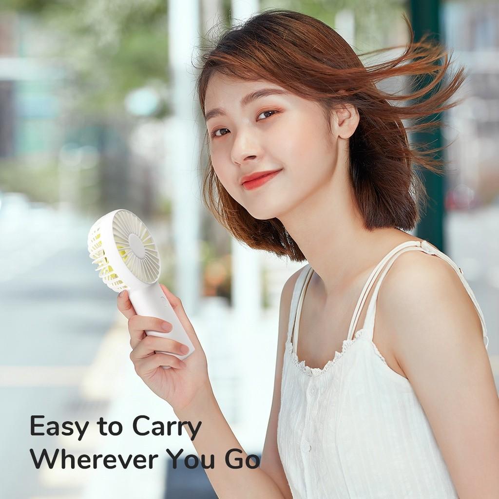 Quạt Cầm Tay Mini JISULIFE FA20X Plus ABS 4000mAh - Sạc Nhanh - Sử Dụng Lên Đến 16H - Hàng Chính Hãng