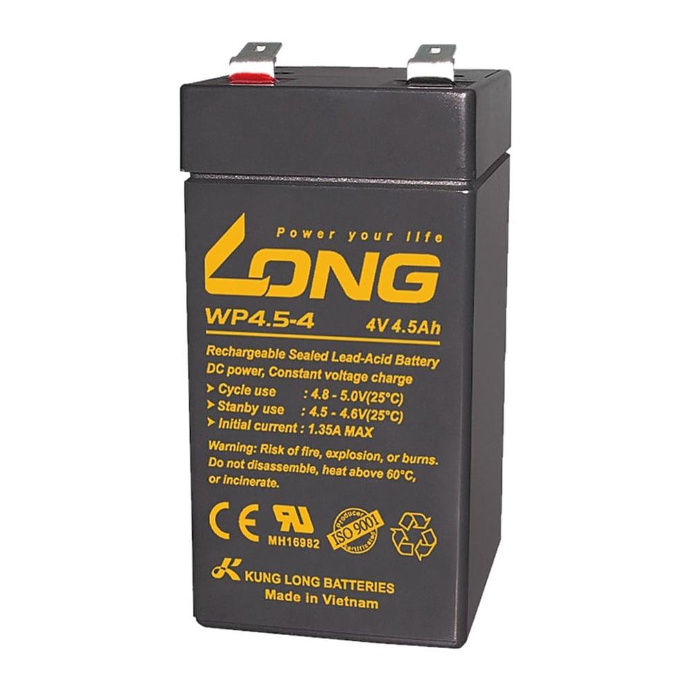 Ắc Quy LONG WP4.5-4 4V 4.5AH Chính Hãng Dùng Cho Cân Điện Tử, Đèn Thoát Hiểm, UPS