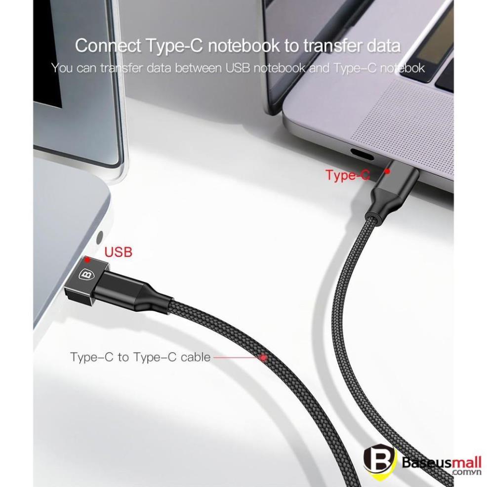 Baseus -BaseusMall VN Đầu chuyển adapter USB otg Type A sang USB Type C tốc độ cao Baseus (Hàng chính hãng