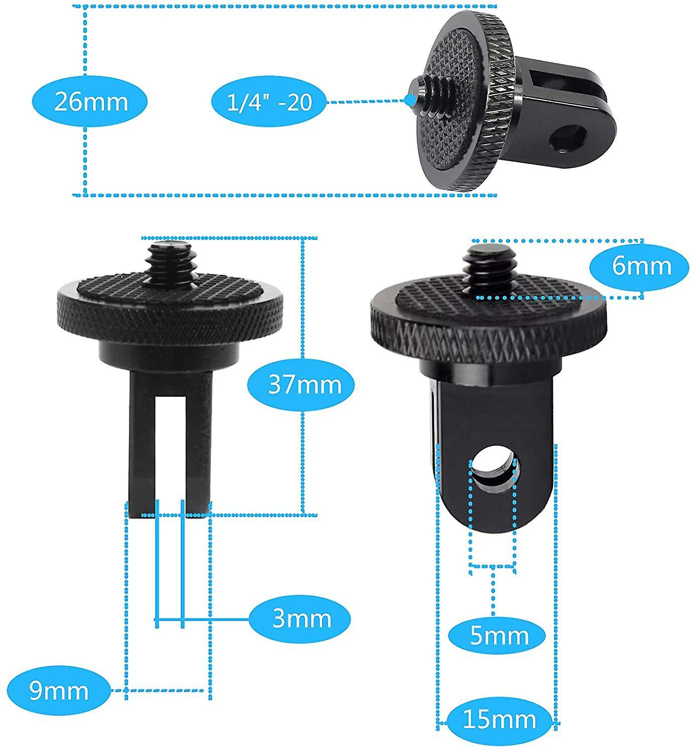 Máy ảnh lắp bộ chuyển đổi nhôm cho GoPro Mount và các máy ảnh hành động khác