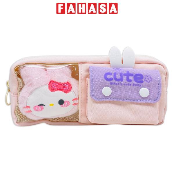 Bóp Viết Vải Hình Thỏ - Yipin 17940 - Màu Hồng