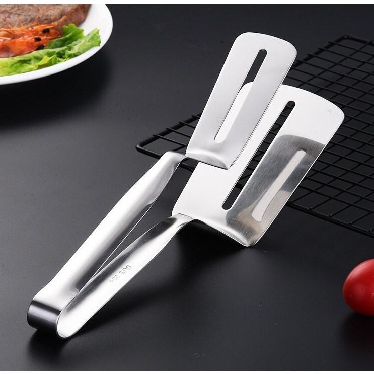 Kẹp Gắp Đồ Ăn Bằng Inox ,Chiên Xẻng Nướng , Gắp Đồ Nóng Như Bít Tết, Cá Rán, Thịt Nướng Tiện Dụng