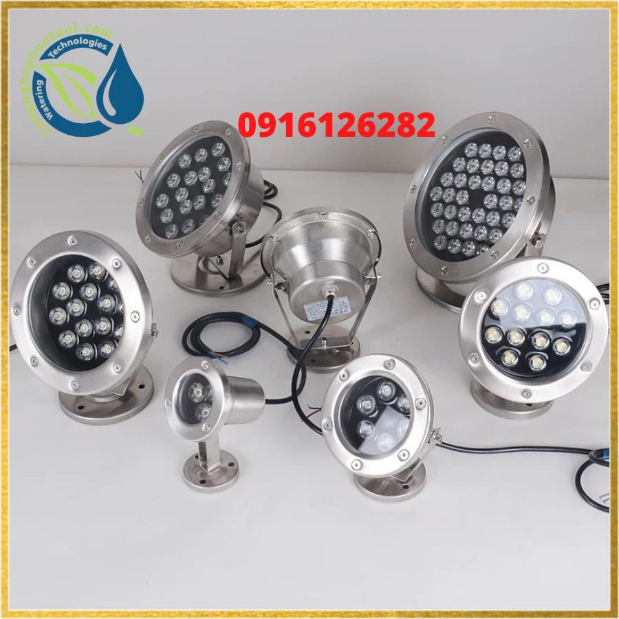 Đèn LED âm nước đế ngồi THEO YÊU CẦU:Đổi Màu/Đỏ/Xanh Lá/Xanh Dương 24V Đèn Dưới Nước, Đèn Trang Trí chiếu bể cá, hồ bơi