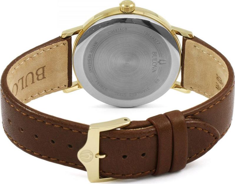 Đồng hồ nam dây da bulova 97B151