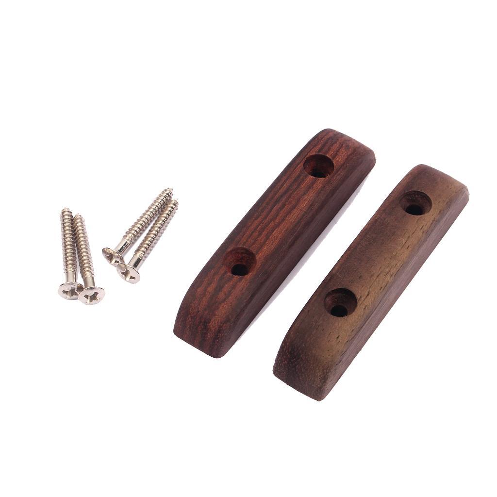 Rosewood Bass Guitar Thumb Rest Replacement Parts Pack of 2