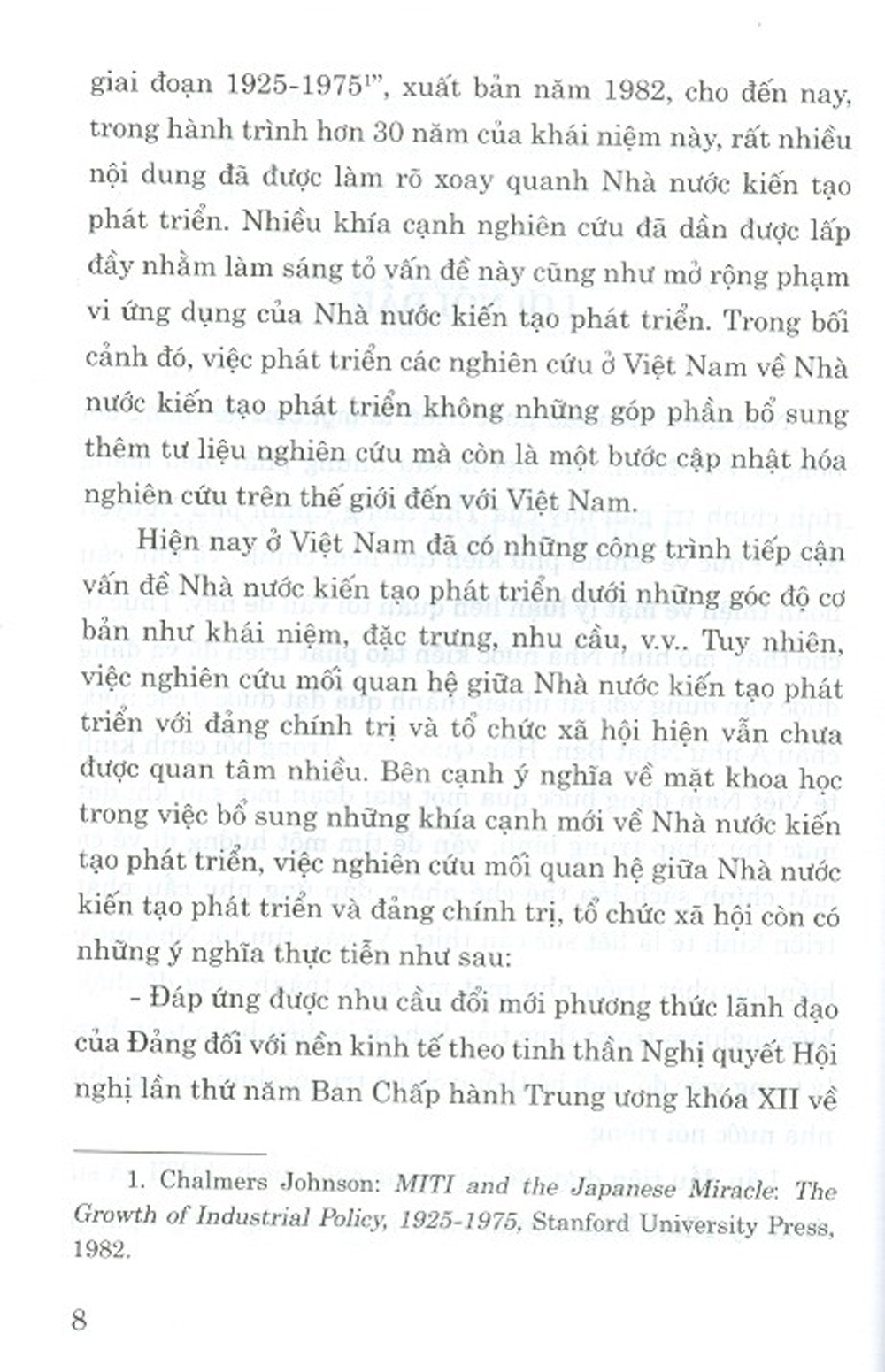 Nhà Nước Kiến Tạo Phát Triển Với Đảng Chính Trị Và Các Tổ Chức Xã Hội (Nghiên Cứu Điển Hình Một Số Nước Đông Á Và Gợi Mở Cho Việt Nam)