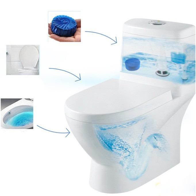 Combo 30 viên tẩy vệ sinh bồn cầu - Viên thả bồn cầu tẩy sạch Diệt khuẩn vết bẩn ở toilet Nhật Bản