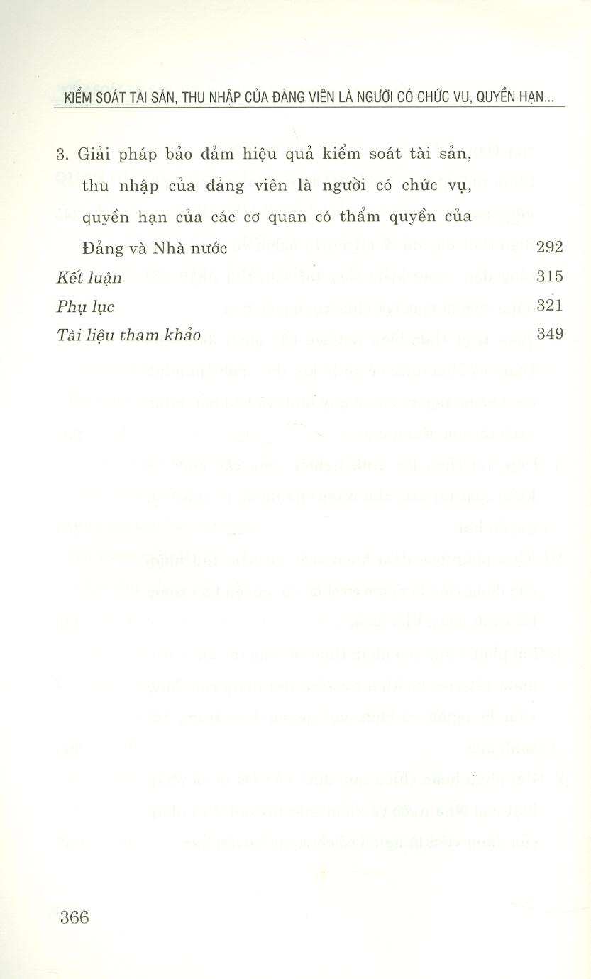Kiểm Soát Tài Sản, Thu Nhập Của Đảng Viên Là Người Có Chức Vụ, Quyền Hạn Trong Bối Cảnh Mới Ở Việt Nam (Sách chuyên khảo)