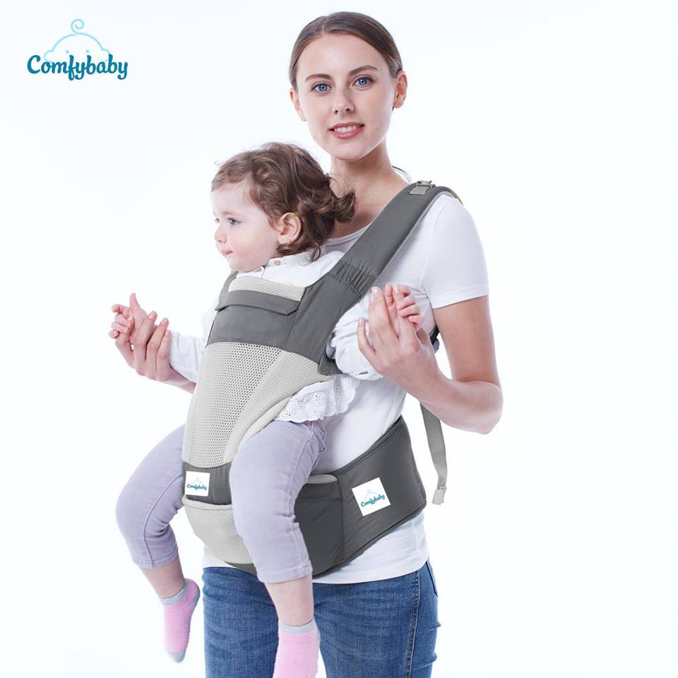 Địu ngồi cao cấp 4 tư thế 2 trong 1 Comfybaby CF818