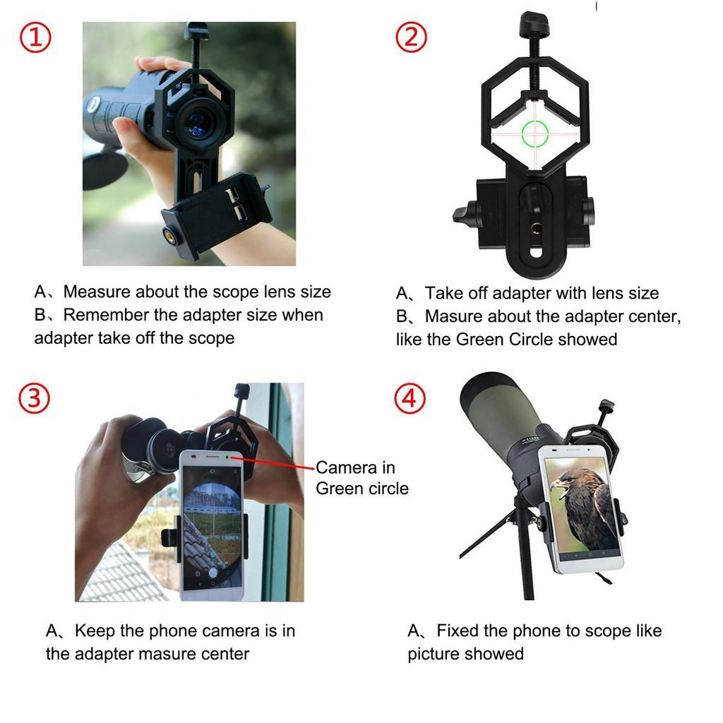 Telescope Eyepiece PL32 Plossl Lens 1.25''/31.7mm + Cell Phone Telescope Mount for iPhone