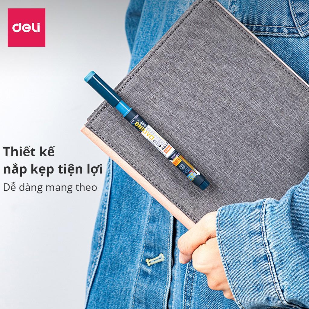 Bút gel học sinh NASA Deli - nắp đậy - ngòi 0.5mm - mực nước - A624 .