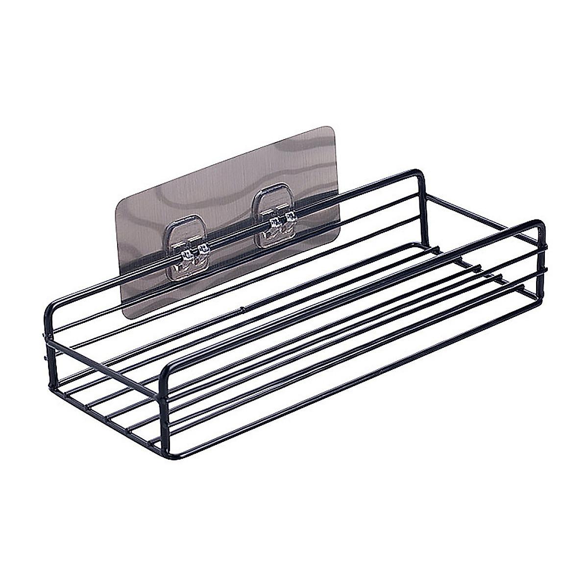Giá Để Đồ Nhà Tắm Kim Loại Bền Đẹp - Kệ Đựng Đồ Đa Năng Hình Chữ Nhật Không Cần Khoan Tường