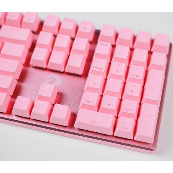 Bàn phím cơ Gaming DAREU EK810 Pink / Black (MULTI-LED, Blue/ Brown/ Red D switch) Hàng Chính Hãng