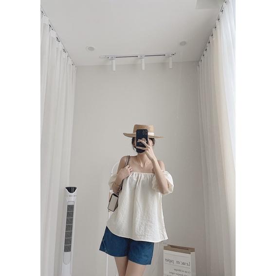 Set trễ vai + quần đùi xốp by samhyewear