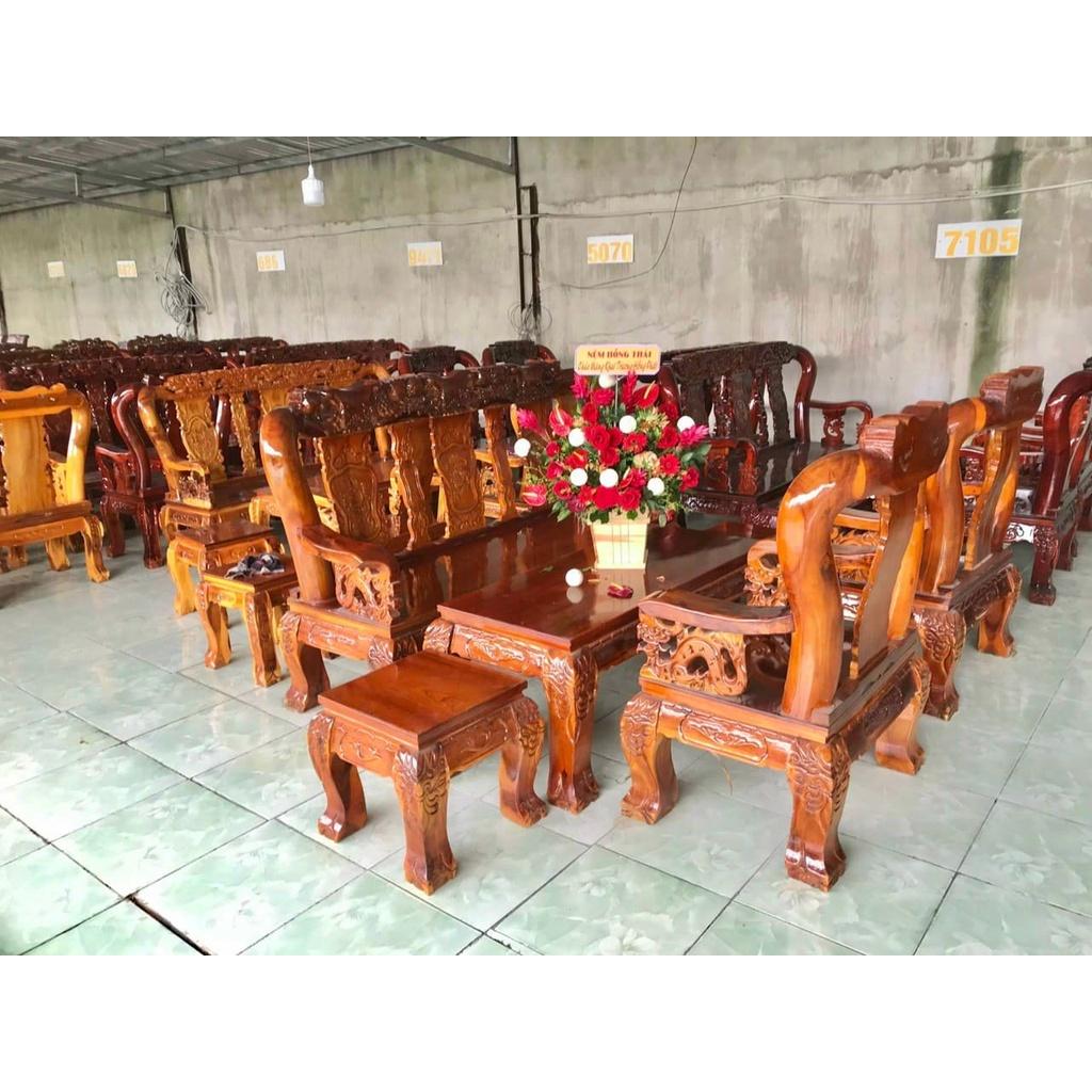 Bàn ghế_Sofa tiếp khách gỗ cao cấp