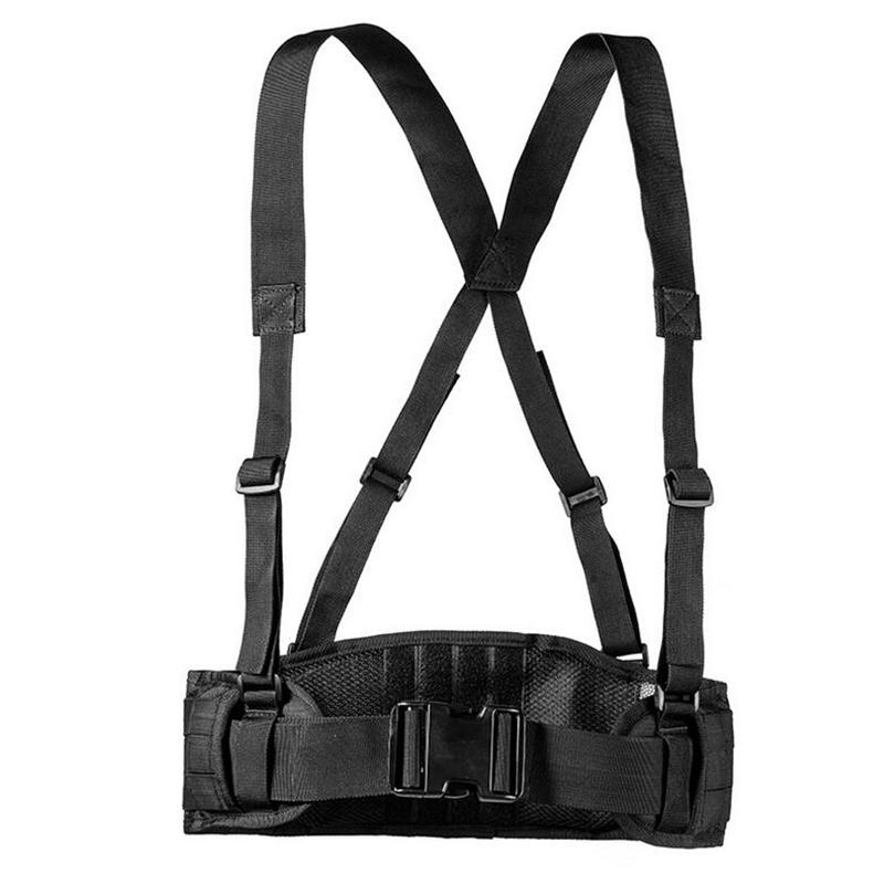 Molle Chiến Tranh Trận Thắt Lưng Dù Chiến Thuật Quân Đội Nam Quân Sự Nylon Thắt Lưng Dây Nịt Cảnh Sát Airsoft Săn Túi Tàu Sân Bay Mềm Dây Đeo Có Đệm Mút