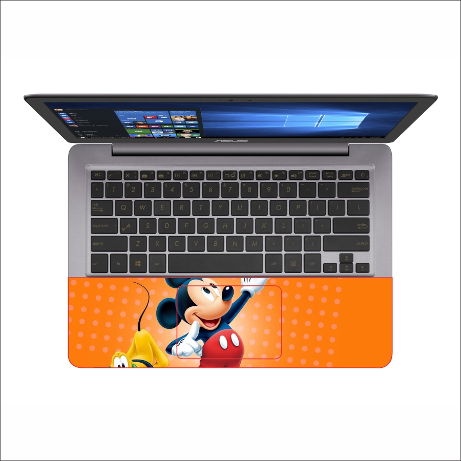 Miếng Dán Skin Decal Dành Cho Laptop - Chuột Mickey - Mã 002T11