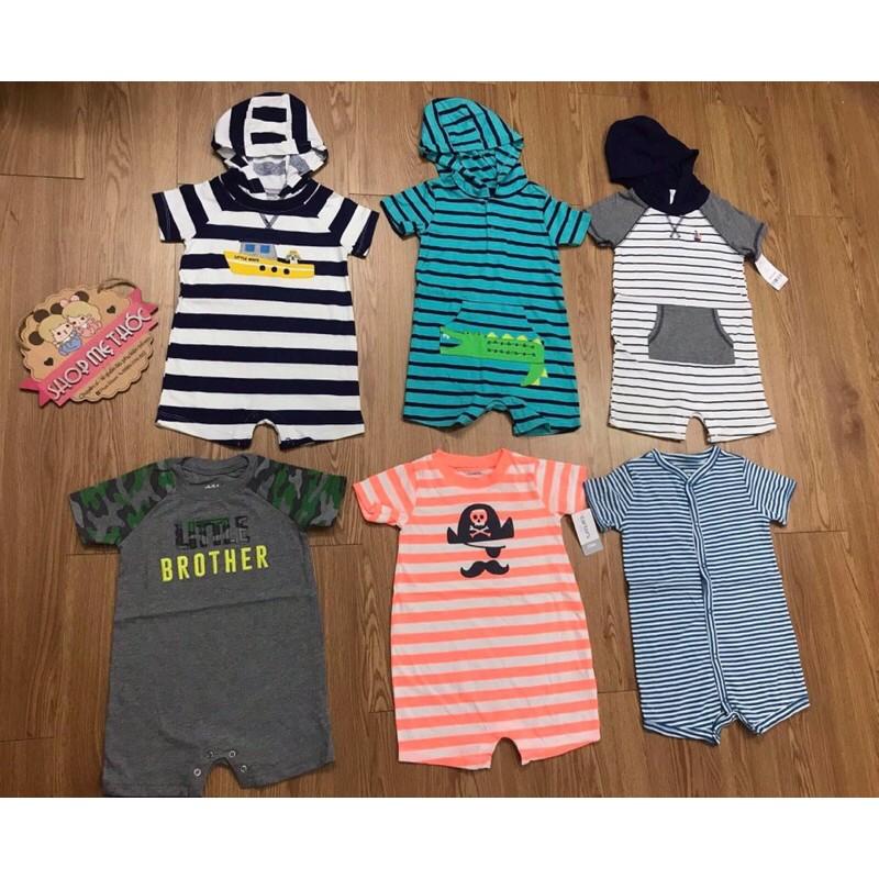 ( Ib chọn mẫu) Body đùi cotton xuất dư bé trai, bé gái size 0-24m