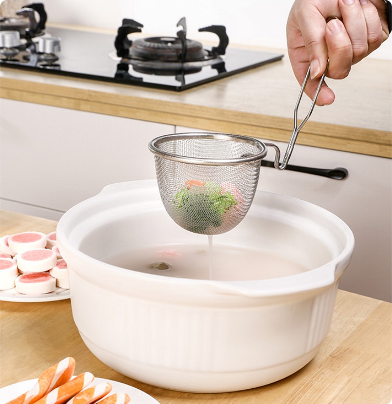 Vợt nhúng/ Rây lọc thực phẩm inox Echo Misokoshi - Hàng nội địa Nhật Bản |#Mẫu Mới| |#Dụng cụ nhà bếp đa năng|