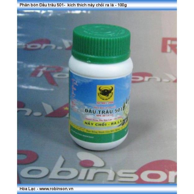 Phân bón lá Đầu Trâu NPK 501 ,chuyên dùng cho hoa lan,cây kiểng - Hũ 100gr