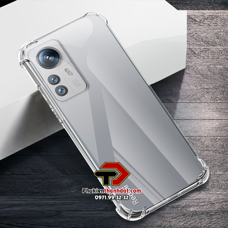 Ốp lưng Xiaomi 12T Pro dẻo trong suốt chống sốc bảo vệ camera sau