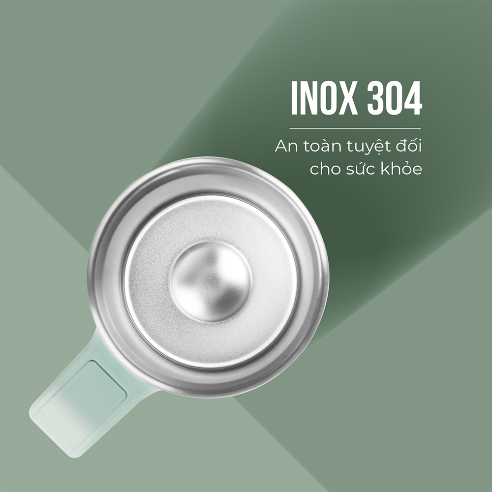 Cốc Giữ Nhiệt Inox 304 Nóng 8h Lạnh 12h ELMICH El8008 470ml