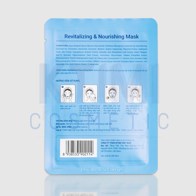 KTIMI SKIN SOLUTION Mask - Mặt nạ Ktimi dưỡng ẩm chống lão hoá