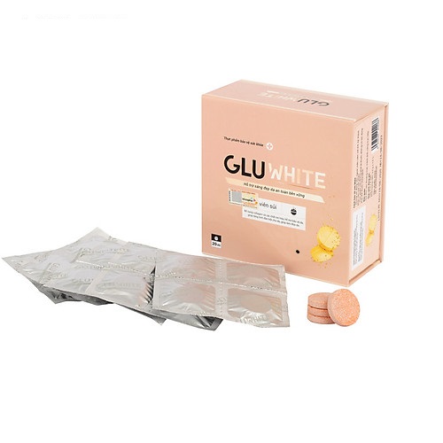 Liệu Trình 3 Hộp Viên Sủi Gluwhite Hỗ Trợ Làm Đẹp Da Mờ Nám