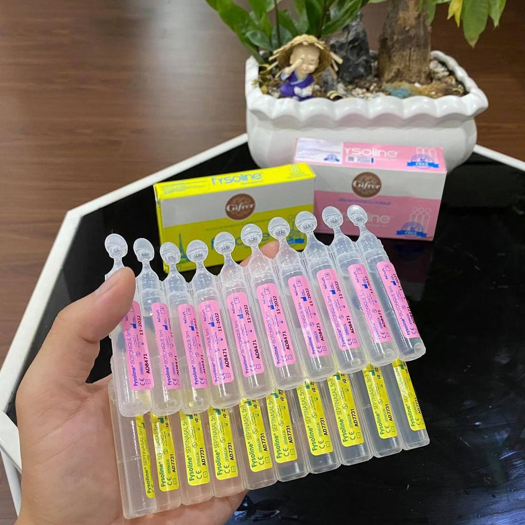 Fysoline - Nước muối sinh lý Kháng khuẩn Pháp - Hỗ trợ nghẹt mũi, viêm mũi, sổ mũi